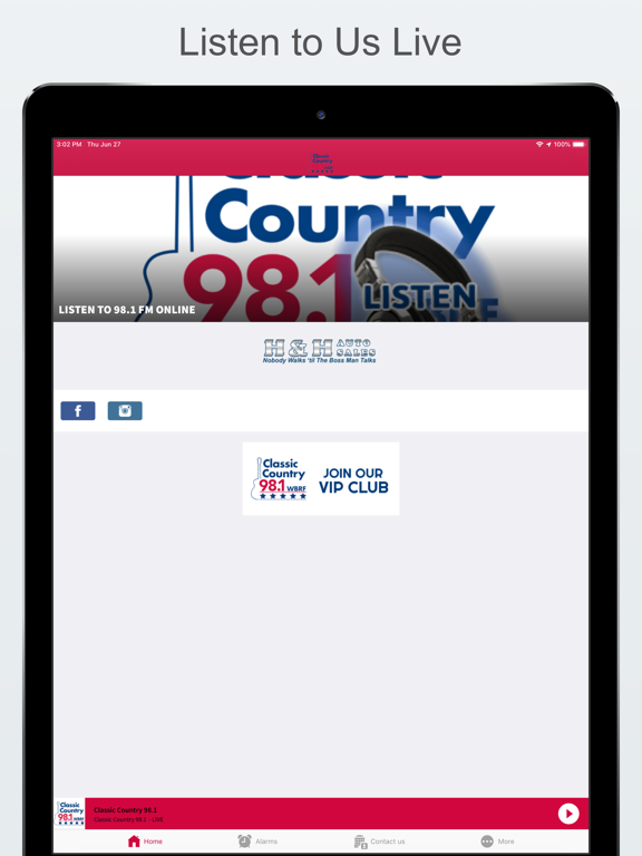 Screenshot #4 pour Classic Country 98.1