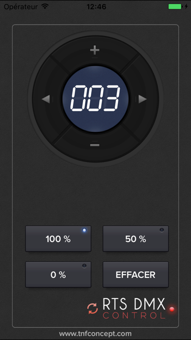 Screenshot #1 pour RTS DMX Control