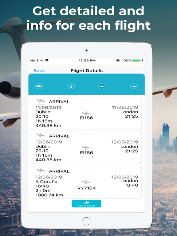 Screenshot #5 pour Avion de suivi de vol radar
