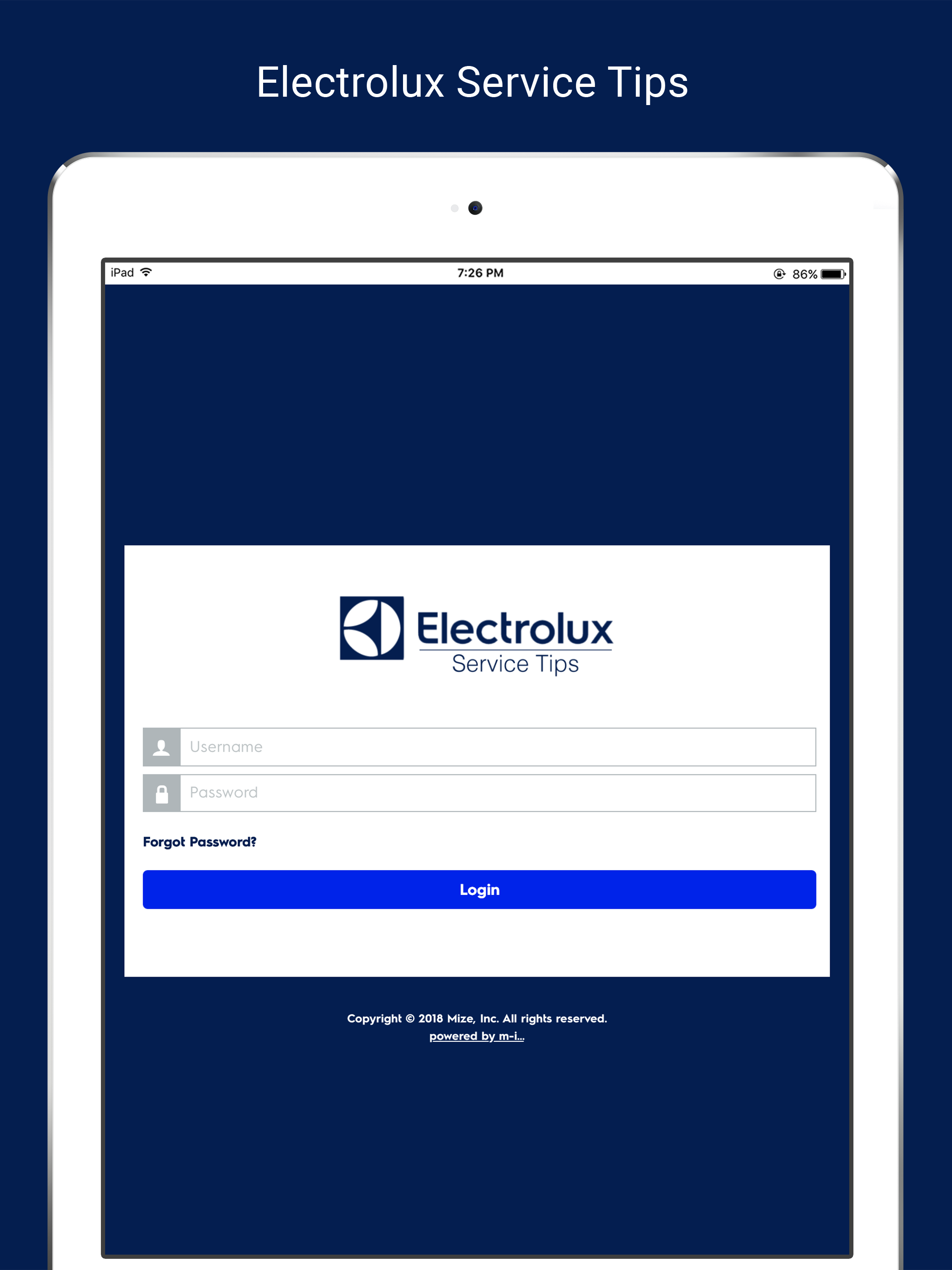 Electrolux Service Tips
