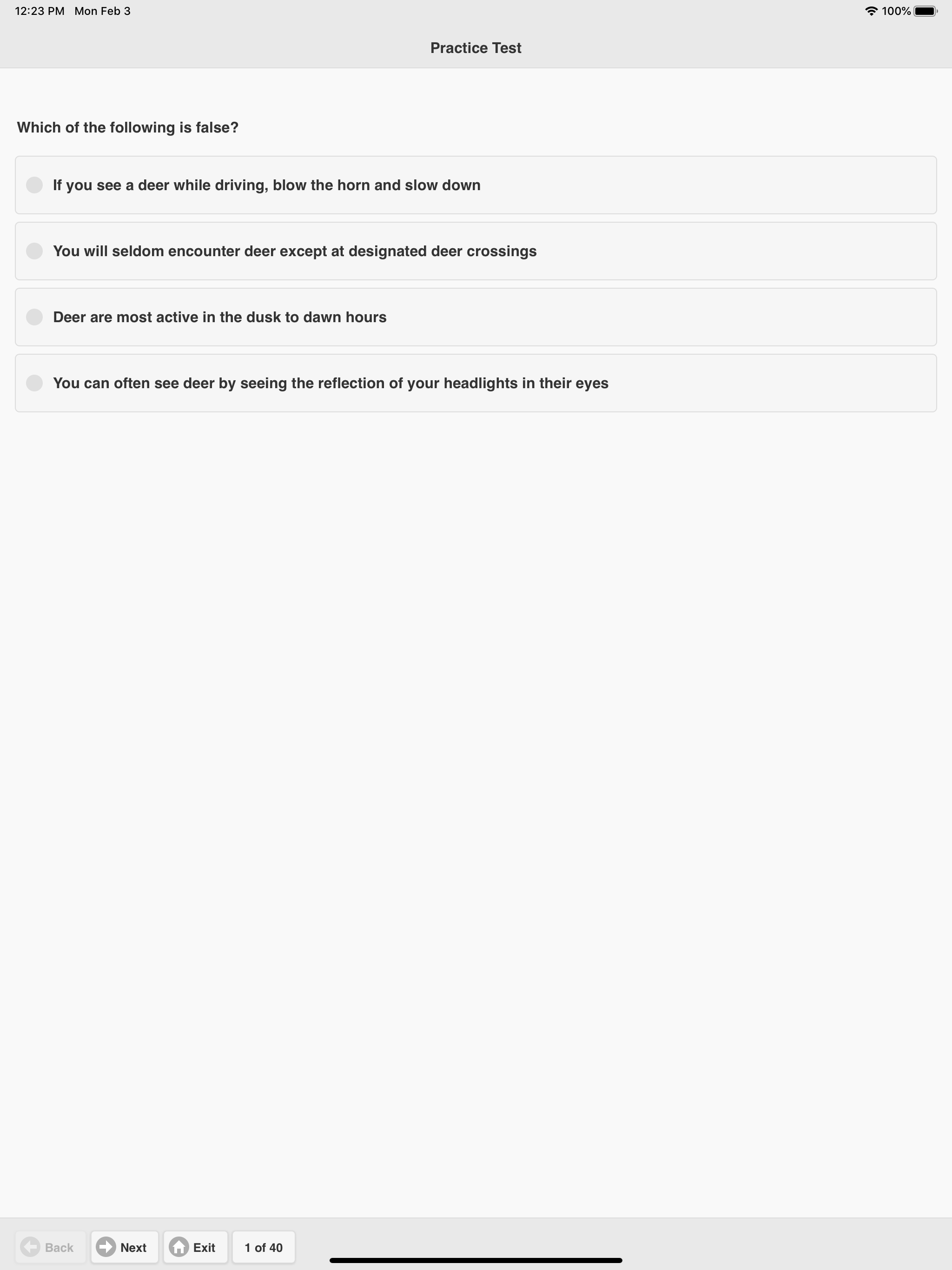 Safeway Test Practice screenshot 5