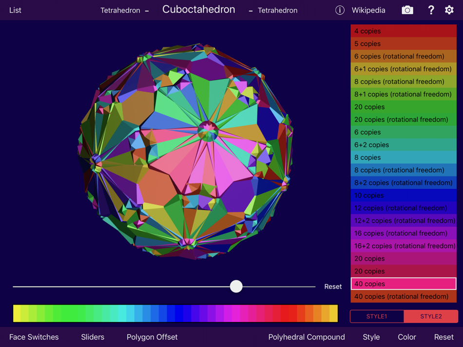 #1. Polyhedron and Polyhedra Vol.1 (iOS) 由: Masahiko Fukuyama