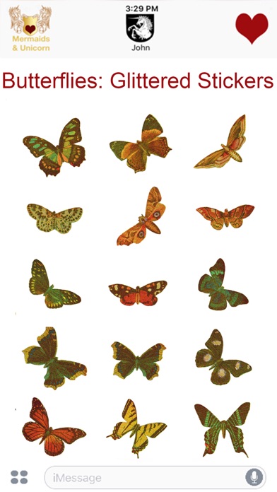 Screenshot #1 pour Glittered Butterflies