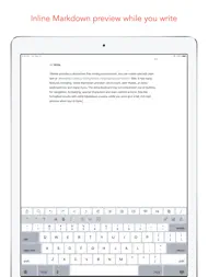 1Writer - Markdown Text Editor ipad bilder 0