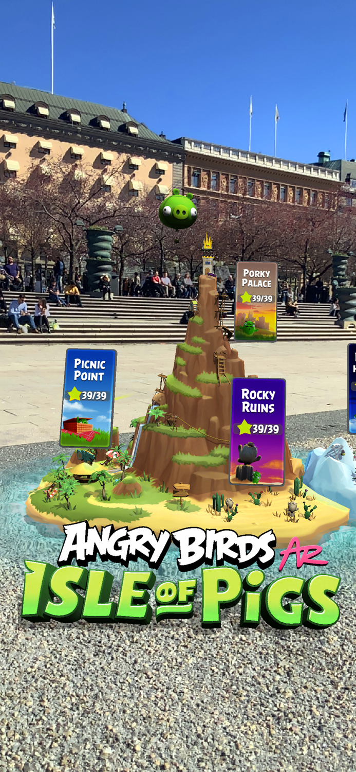 Angry Birds AR Isle of Pigs