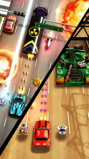 chaos road: 3d car racing game iphone screenshot 1