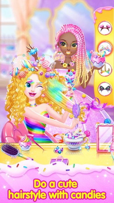 Sweet Princess Candy Makeup Screenshot