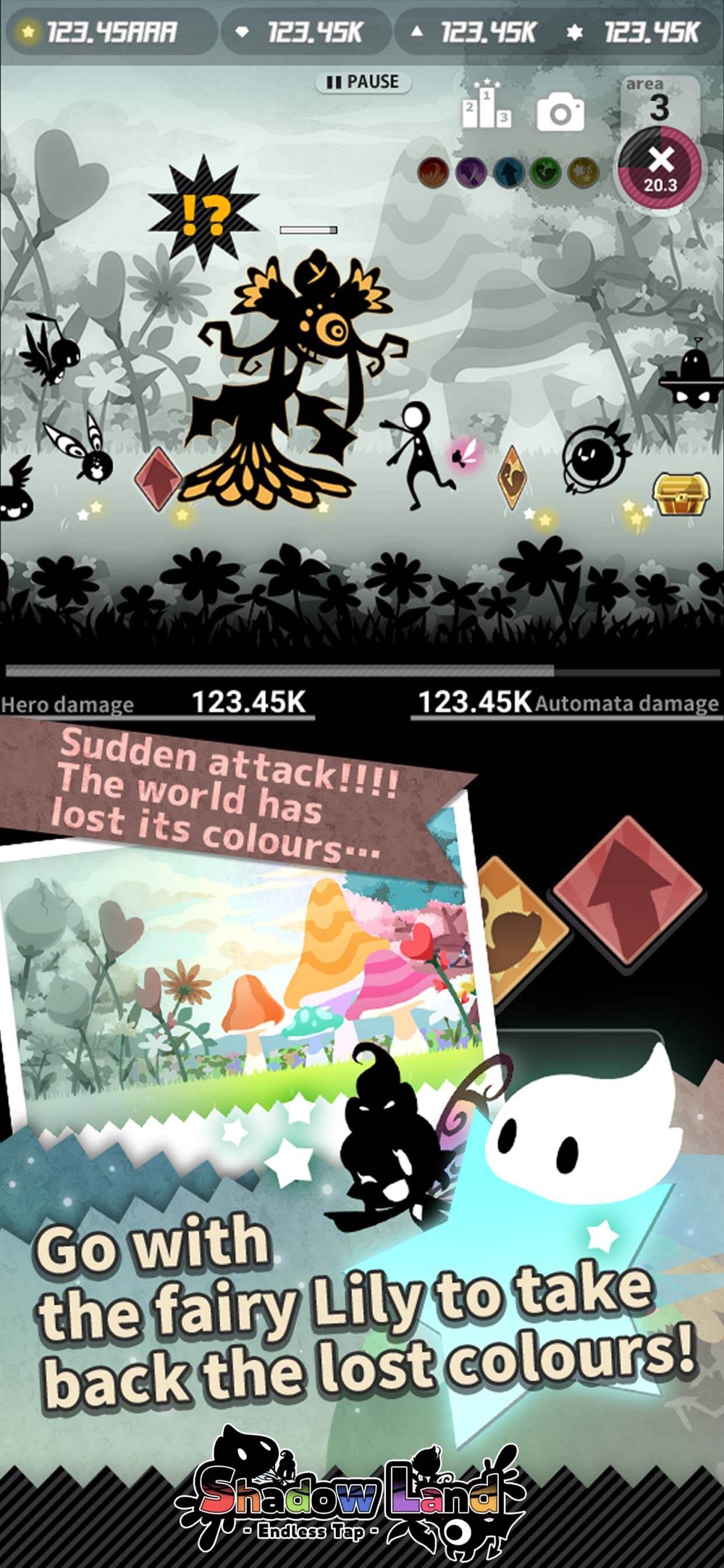 Shadow Land - Endless Tap hack tool