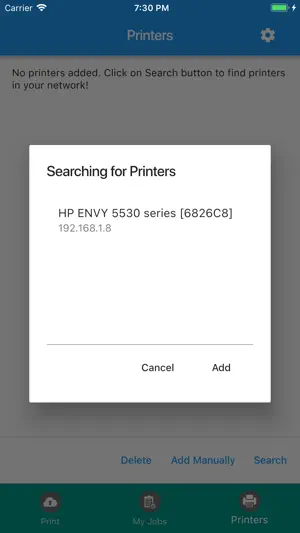Cloud Ready printer screenshot 3