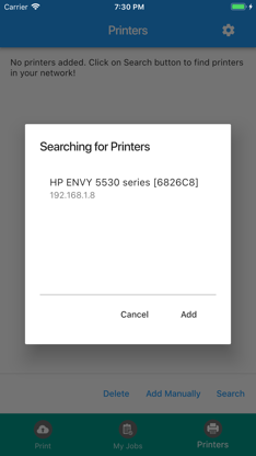 Cloud Ready printer screenshot 3
