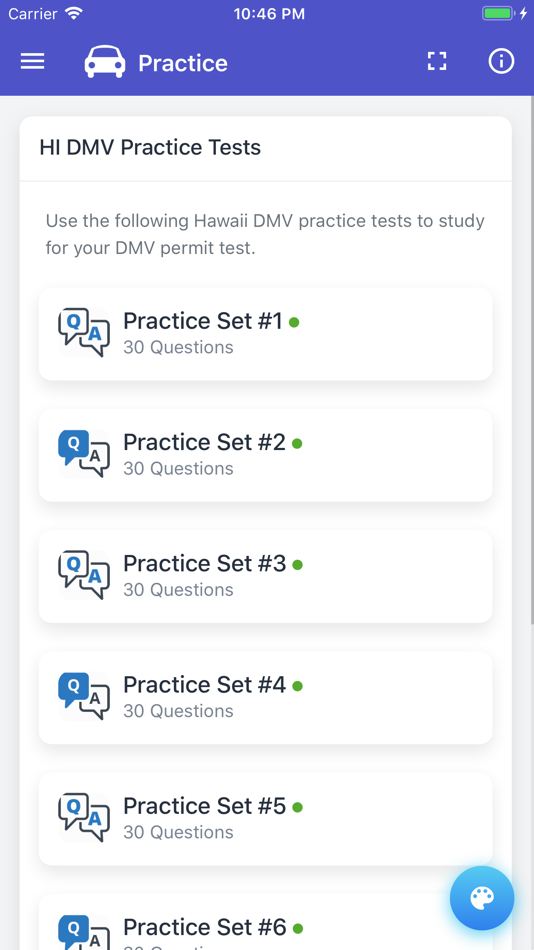 #6. Hawaii DMV Permit Test (iOS) Podle: Anjian Yu