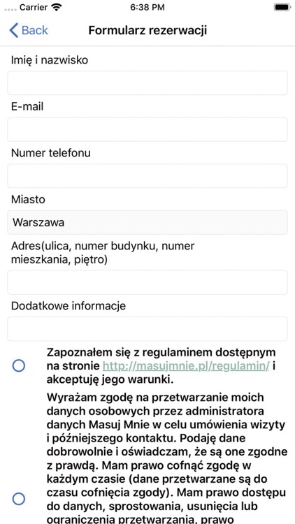Masujmnie - rezerwacje online screenshot-4