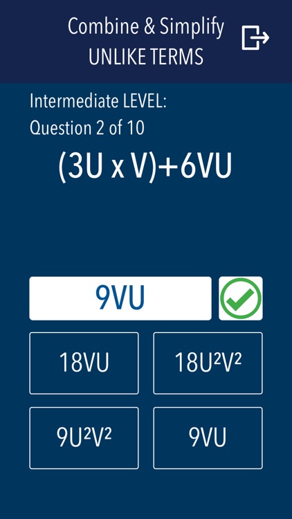 Algebra - Practice and prep