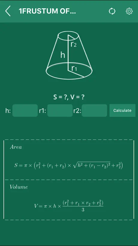 GeometrySoln : Calculation