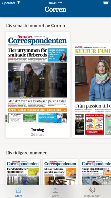 E-tidning Corren
