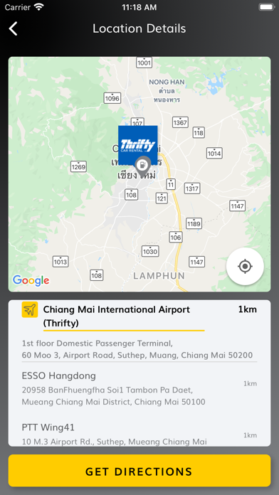 Hertz Thailand Screenshot