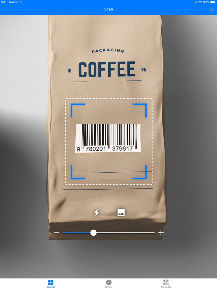 Barcode QR code scanner