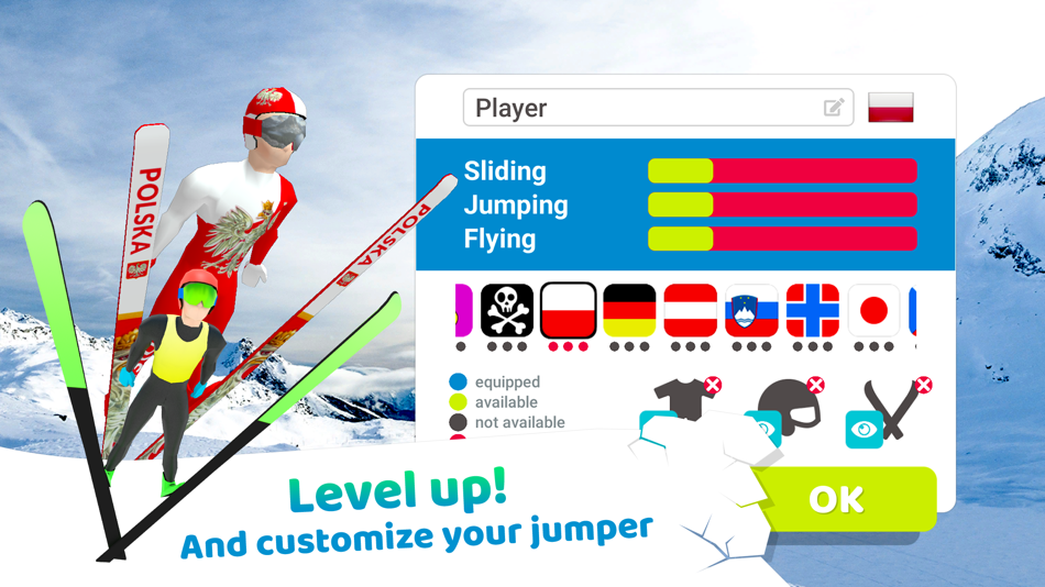 #5. Ski Jump 18 (iOS) 由: Pixel Perfect Dude S.A.