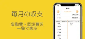 家計簿 毎月の収支管理を手助け screenshot #4 for iPhone