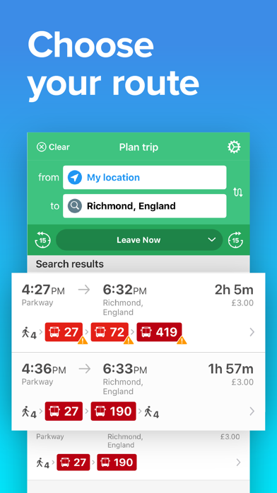 UK Bus & Train Times screenshot 2