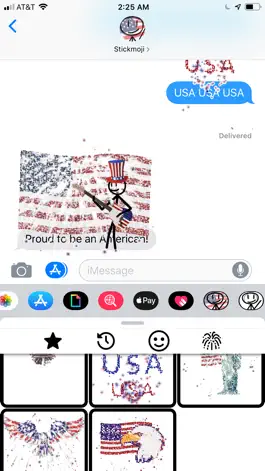 Game screenshot Stickmoji American Stickers mod apk