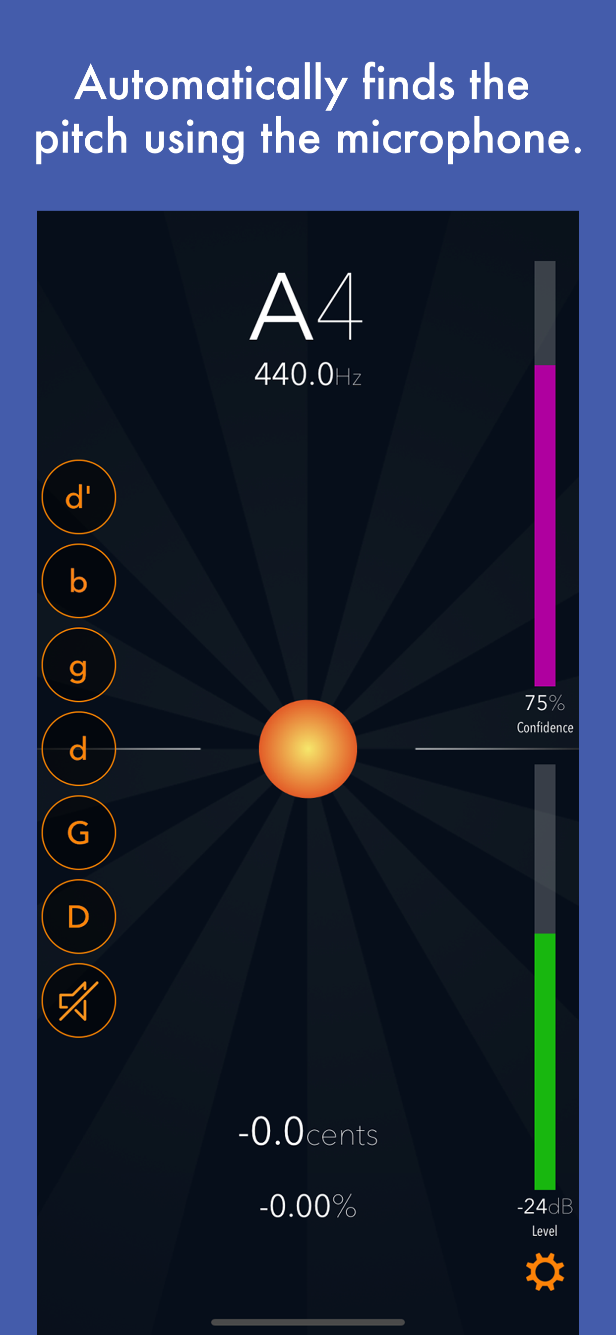 Tuna Pitch - chromatic tuner