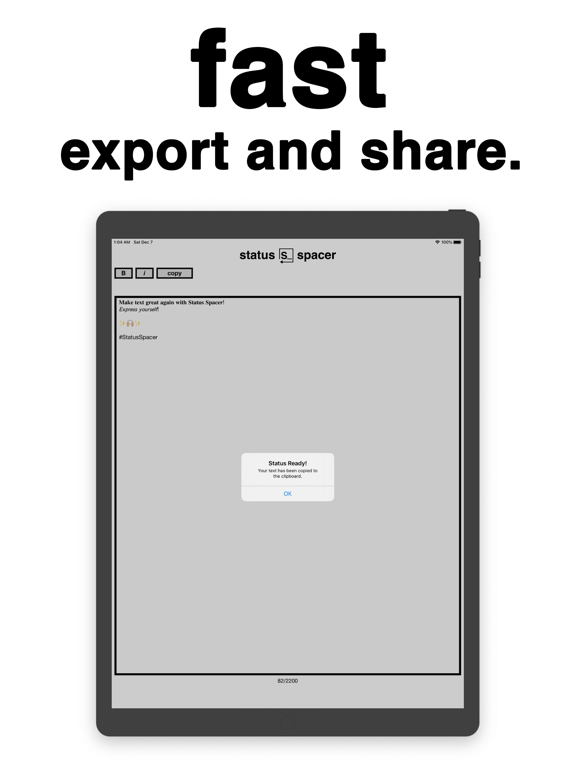 Screenshot #6 pour Status Spacer