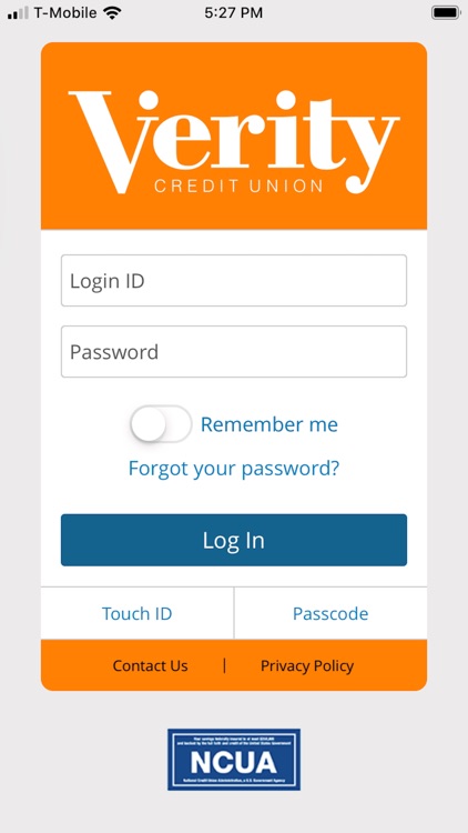 Verity Credit Union Mobile