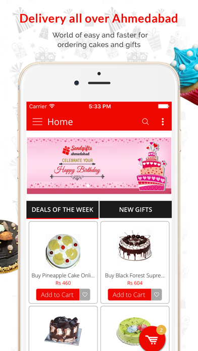 SendGiftsAhmedabad-Cake&Flower Screenshot