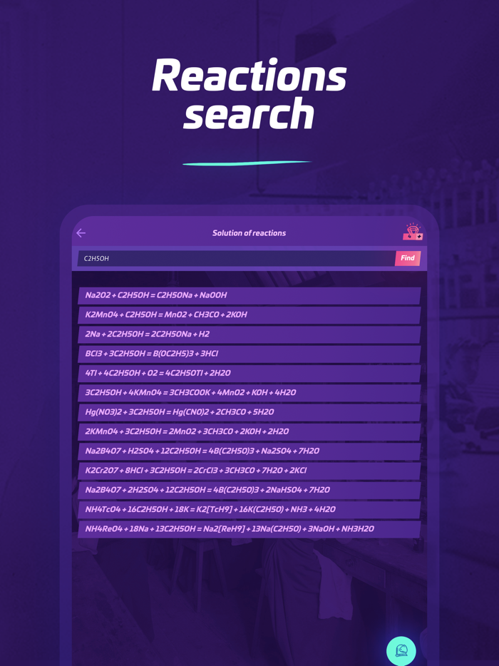 Chemistry X10 — problem solver