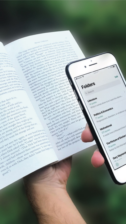 #2. QOTD: Read, Scan & Save Quotes (iOS) 게시자: Pascal Andraos