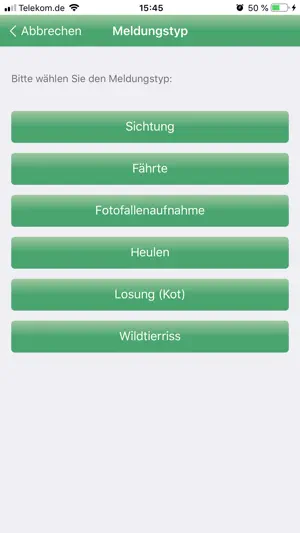 Wolfsmeldungen Niedersachsen screenshot 2