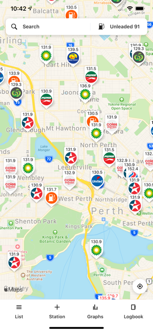 ‎Fuel Map Australia Screenshot