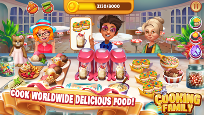 Screenshot #1 pour Cooking Family : Craze Diner