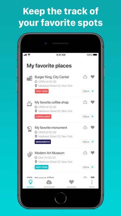Virtlo: Find Places Around Me iPhone screenshot 7 - Travel app