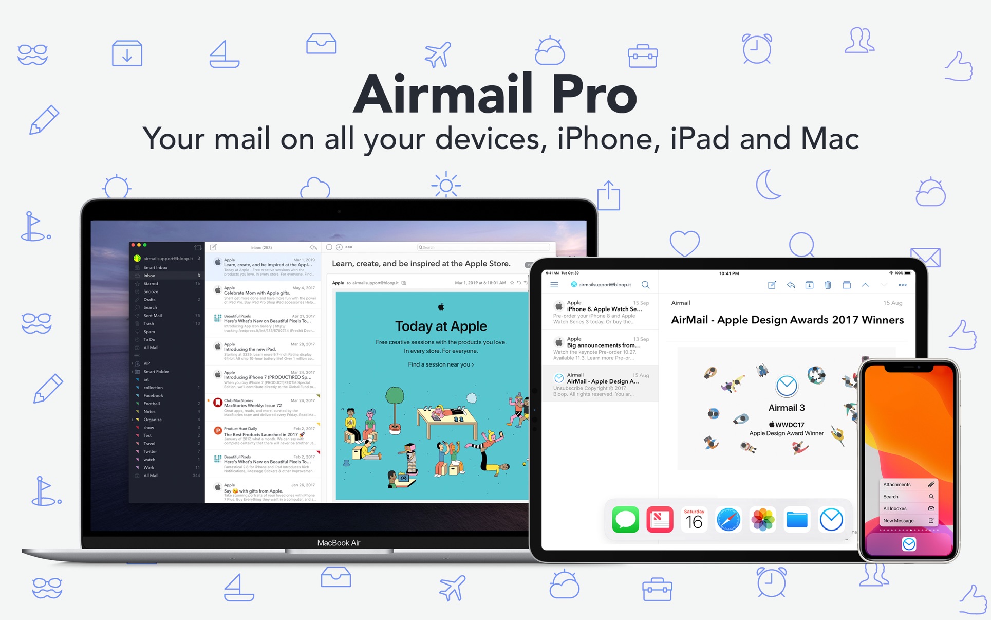 Airmail 5.5.1 Mac 中文破解版 Mac上简洁快速的邮件客户端