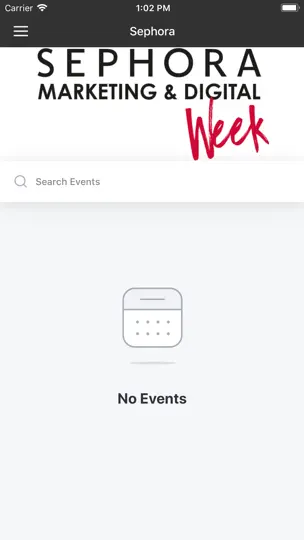 Captura de pantalla de Marketing & Digital Week en iPhone 1