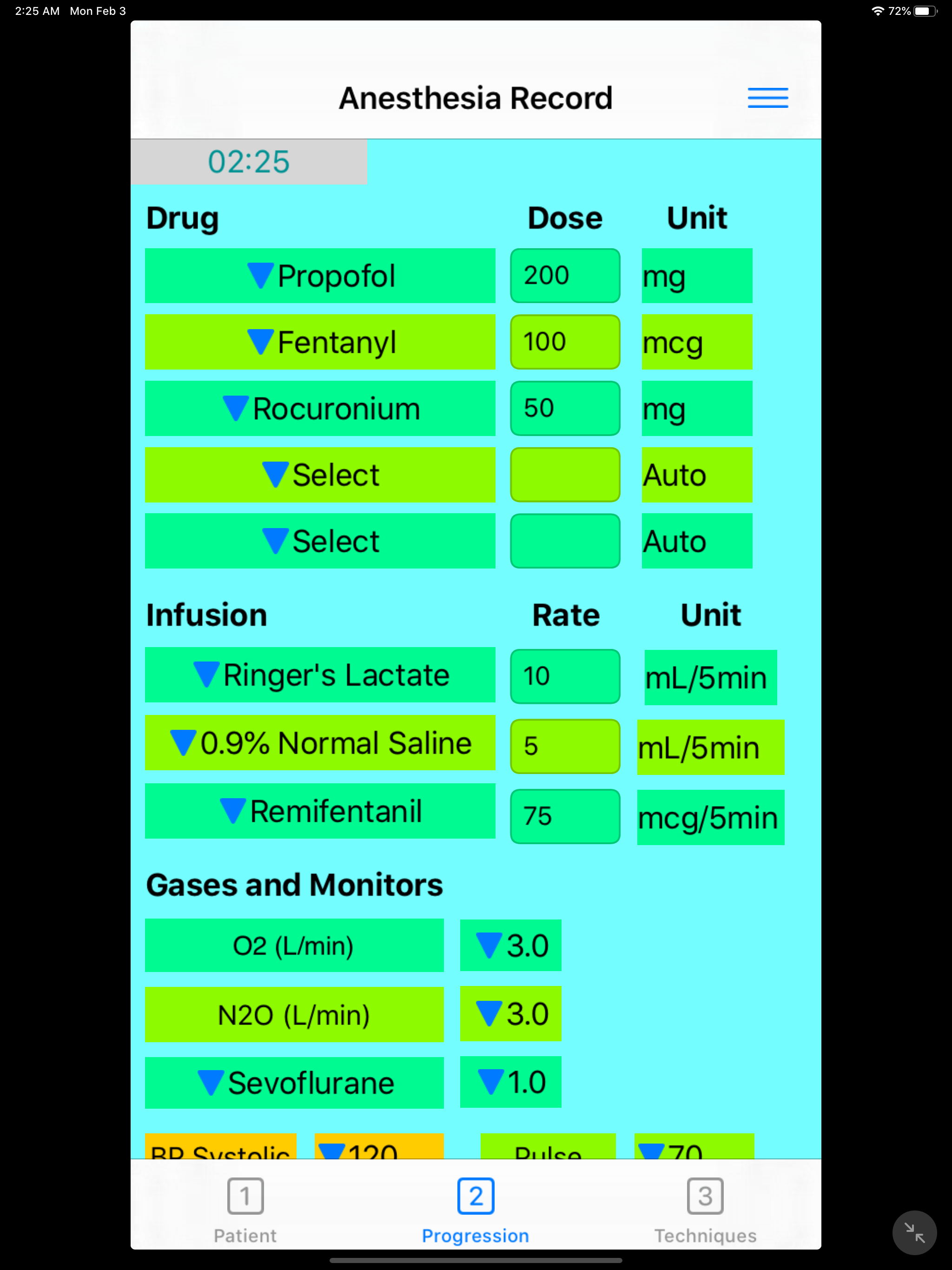 Anesthesia Record screenshot 7