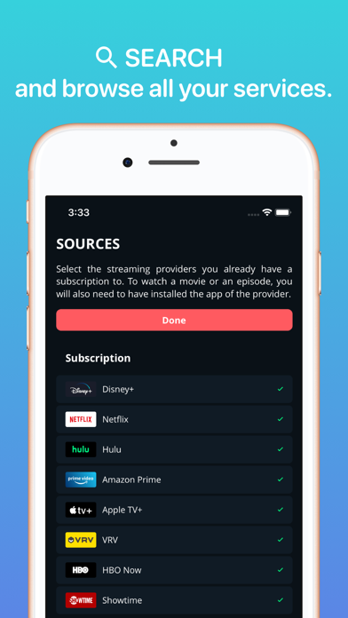 StreamlineWatch - Movies & TV Screenshot
