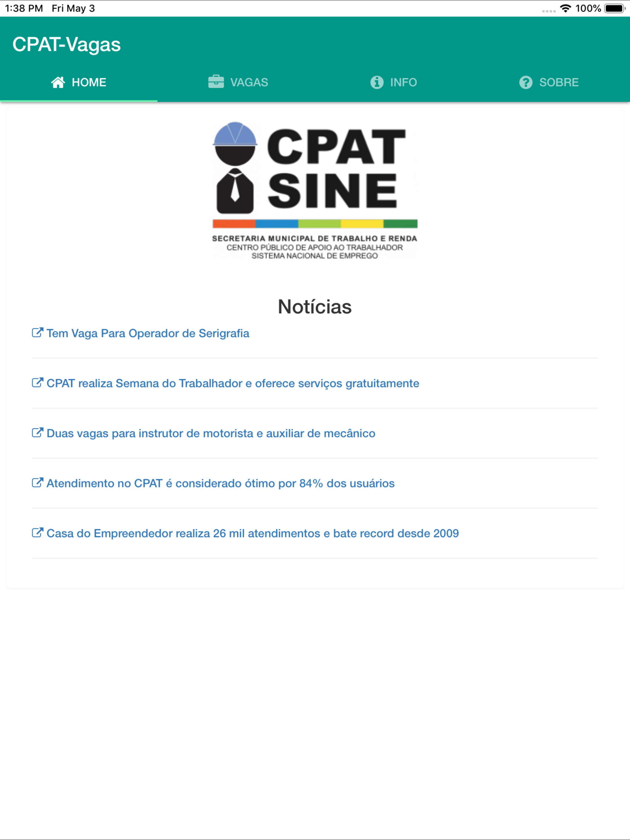CPAT-Vagas