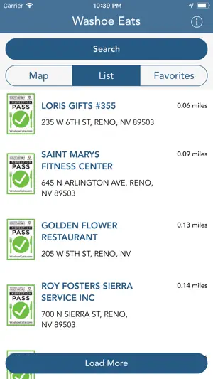 Washoe Eats screenshot 2