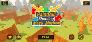 Paintball Shooting Maze Mayhem screenshot #1 for iPhone