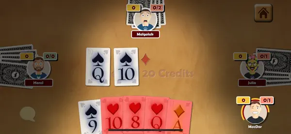 Stiche Raten iPhone Spiel Screenshot 3 – Spiele