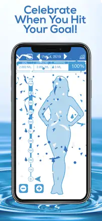 Daily Water Tracker Reminder : capture d’écran 2 sur 5
