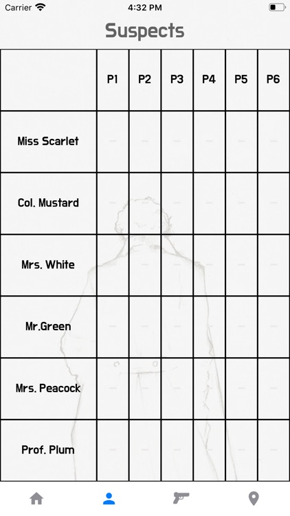 Detective Note for Cluedo Clue