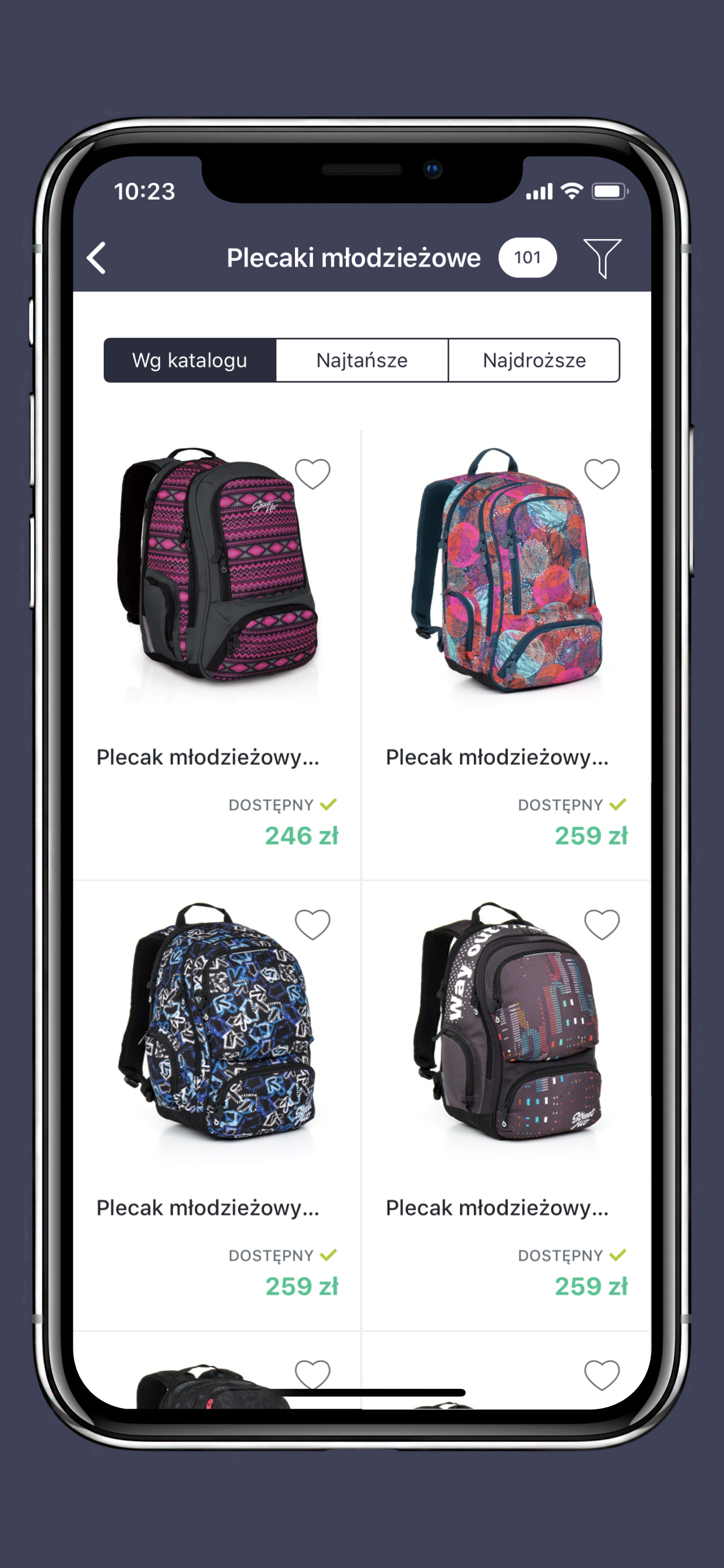 Plecaki Topgal screenshot 2