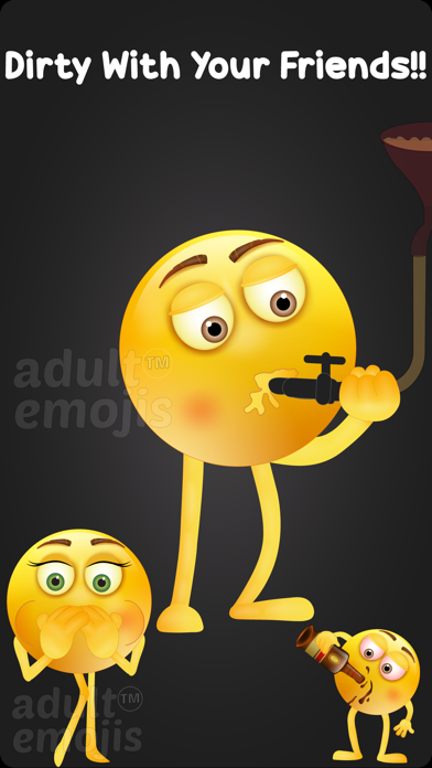 Dirty Emoji Sticker Keyboard Screenshot