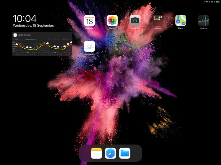 Capture d'écran de Meteogram sur iPhone 4