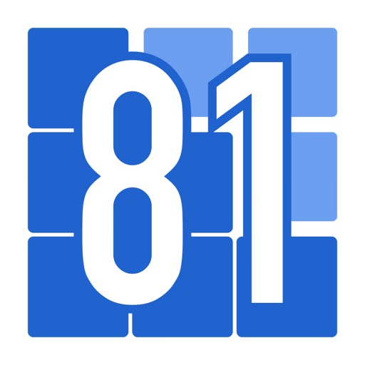 Blue 81: Sudoku block puzzle icon