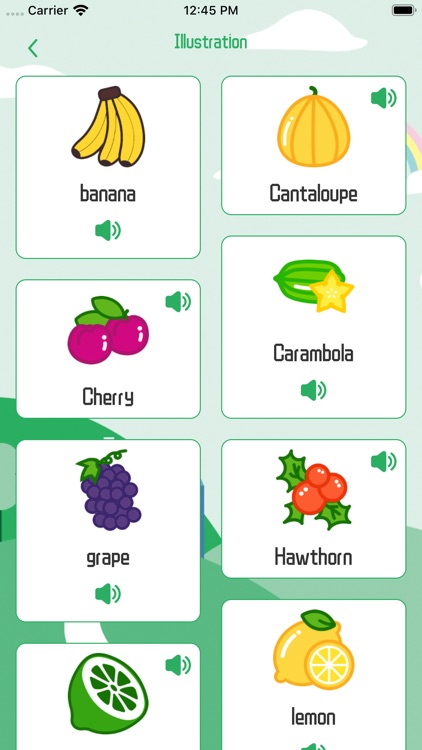 Fruit Memorizing